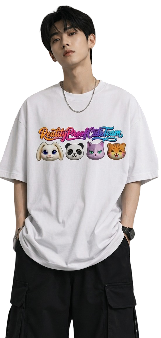 Men's Oversized T-Shirt — Bold Monochrome Style