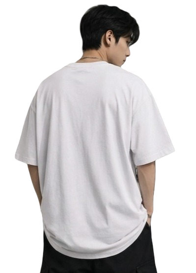 Men's Oversized T-Shirt — Bold Monochrome Style
