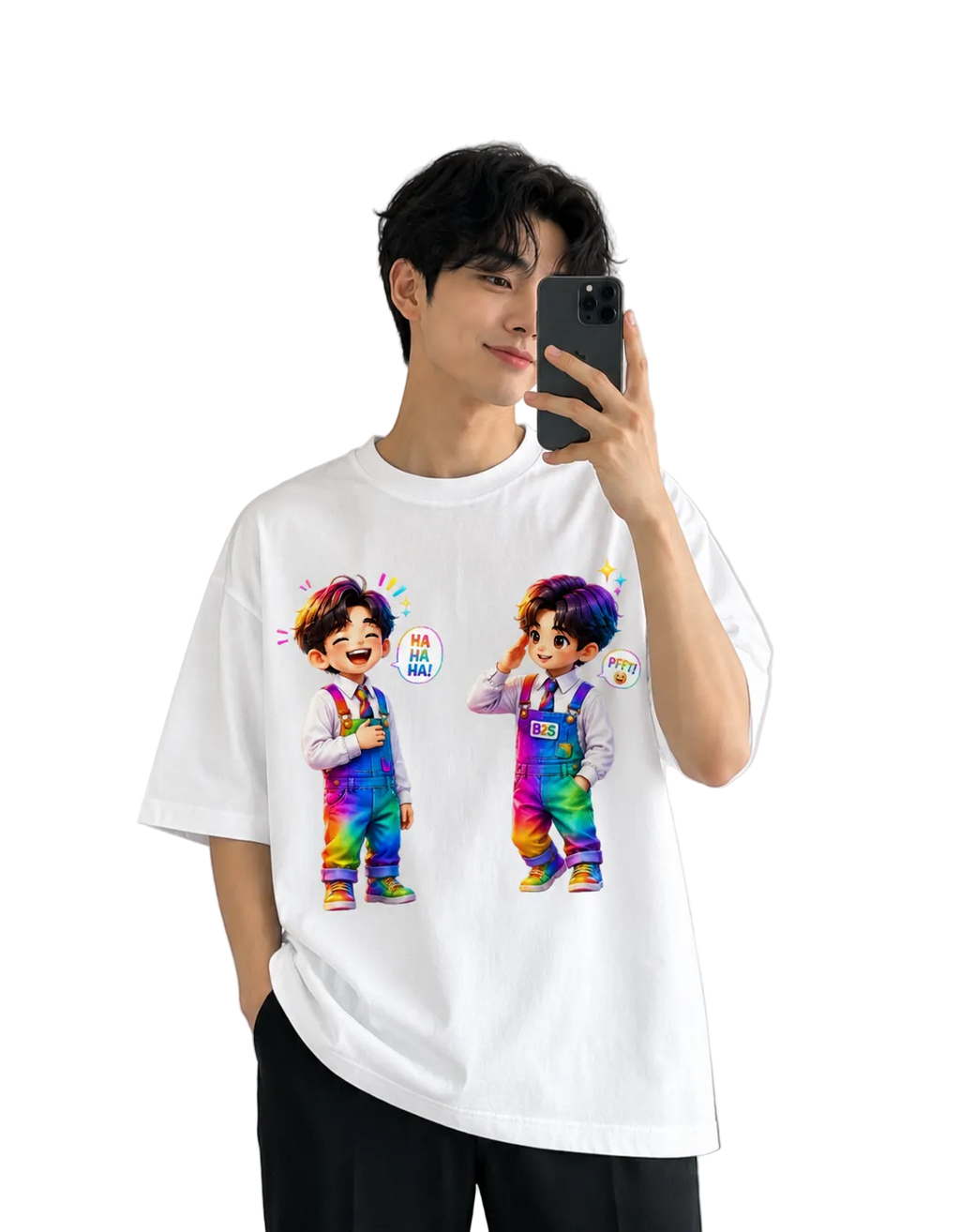 Men's Oversized T-Shirt — Monochrome Classic