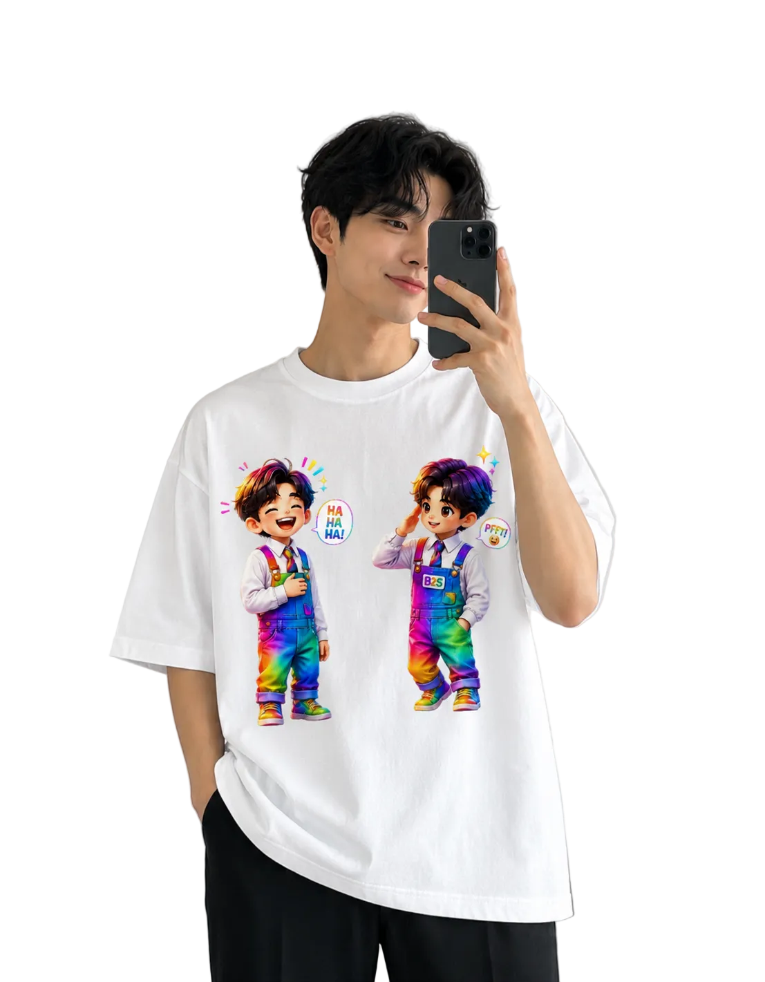 Men's Oversized T-Shirt — Monochrome Classic