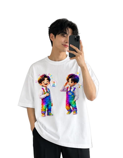 Men's Oversized T-Shirt — Monochrome Classic