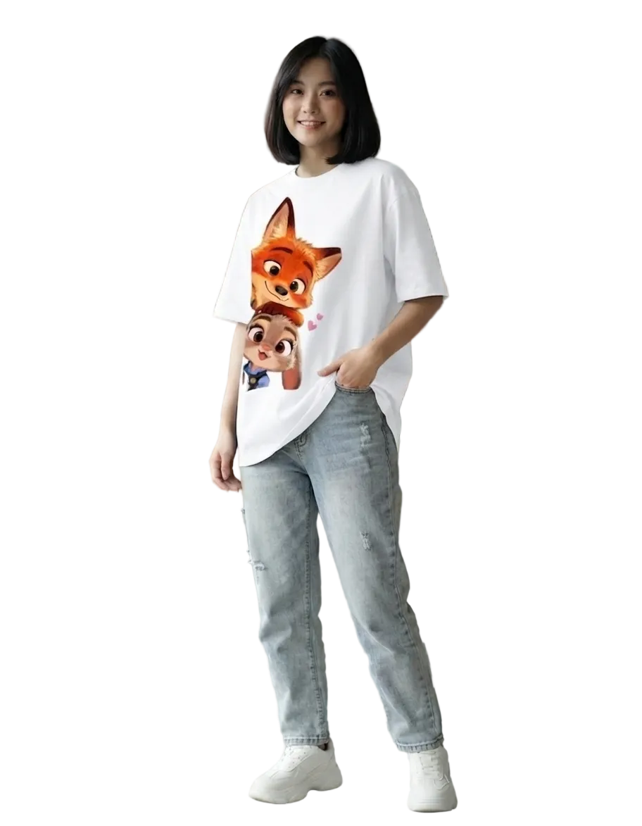 Unisex Oversized T-Shirts Couple