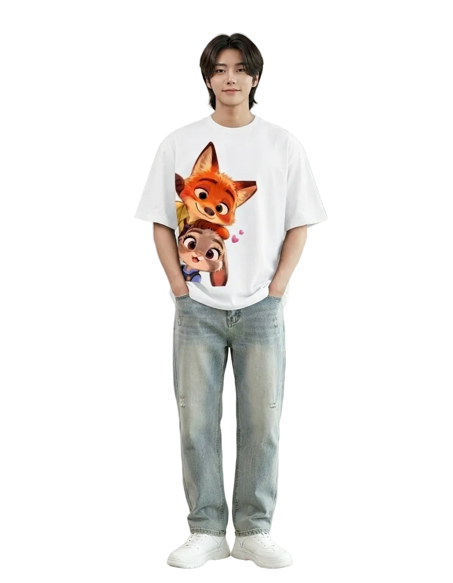Unisex Oversized T-Shirts Couple