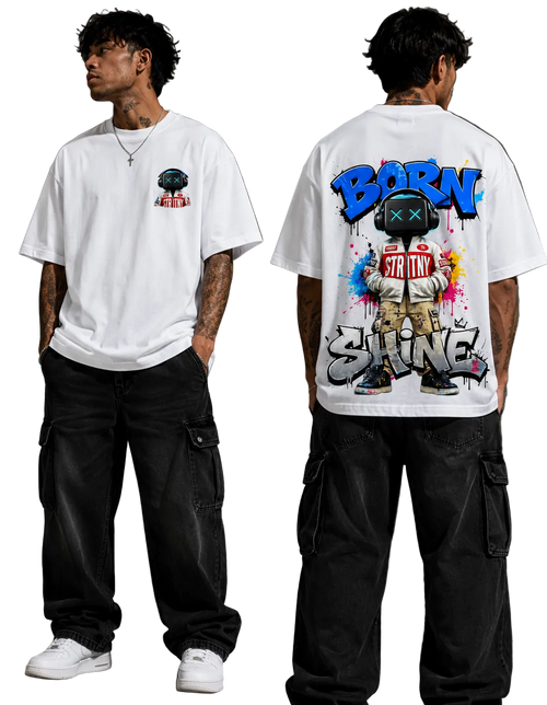 Men's Oversized T-Shirt — Born To Shine