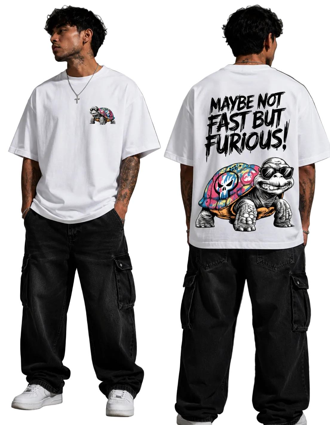 Men's Oversized T-Shirt — Fast But Furious