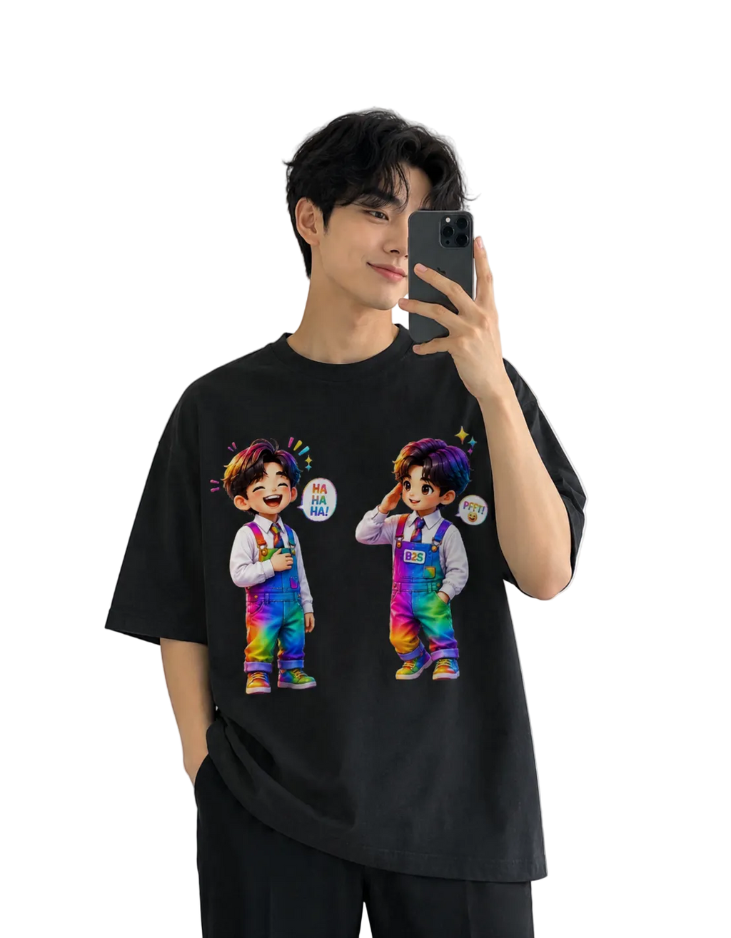 Men's Oversized T-Shirt — Monochrome Classic