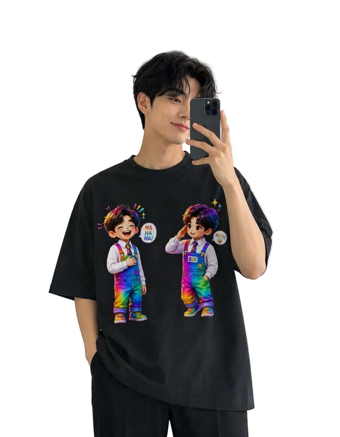 Men's Oversized T-Shirt — Monochrome Classic