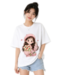Women's Oversized T-Shirt — Classic Monochrome