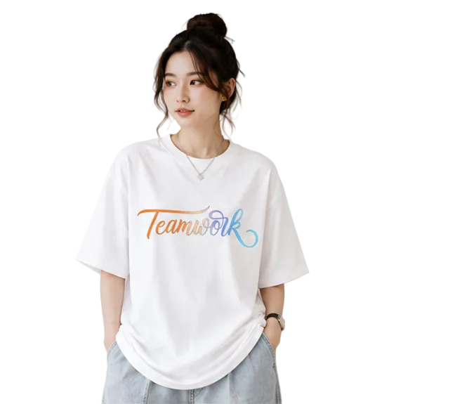 Unisex Oversized T-Shirts Couple — Monochrome
