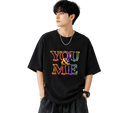 Unisex Oversized T-Shirts Couple — Monochrome Duo