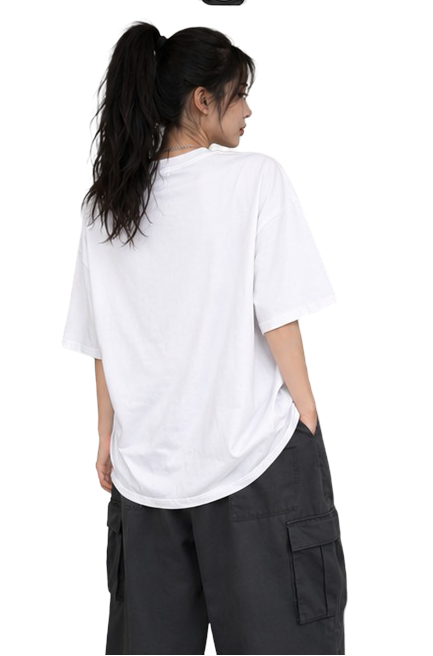 Women's Oversized T-Shirt — Shadow Black