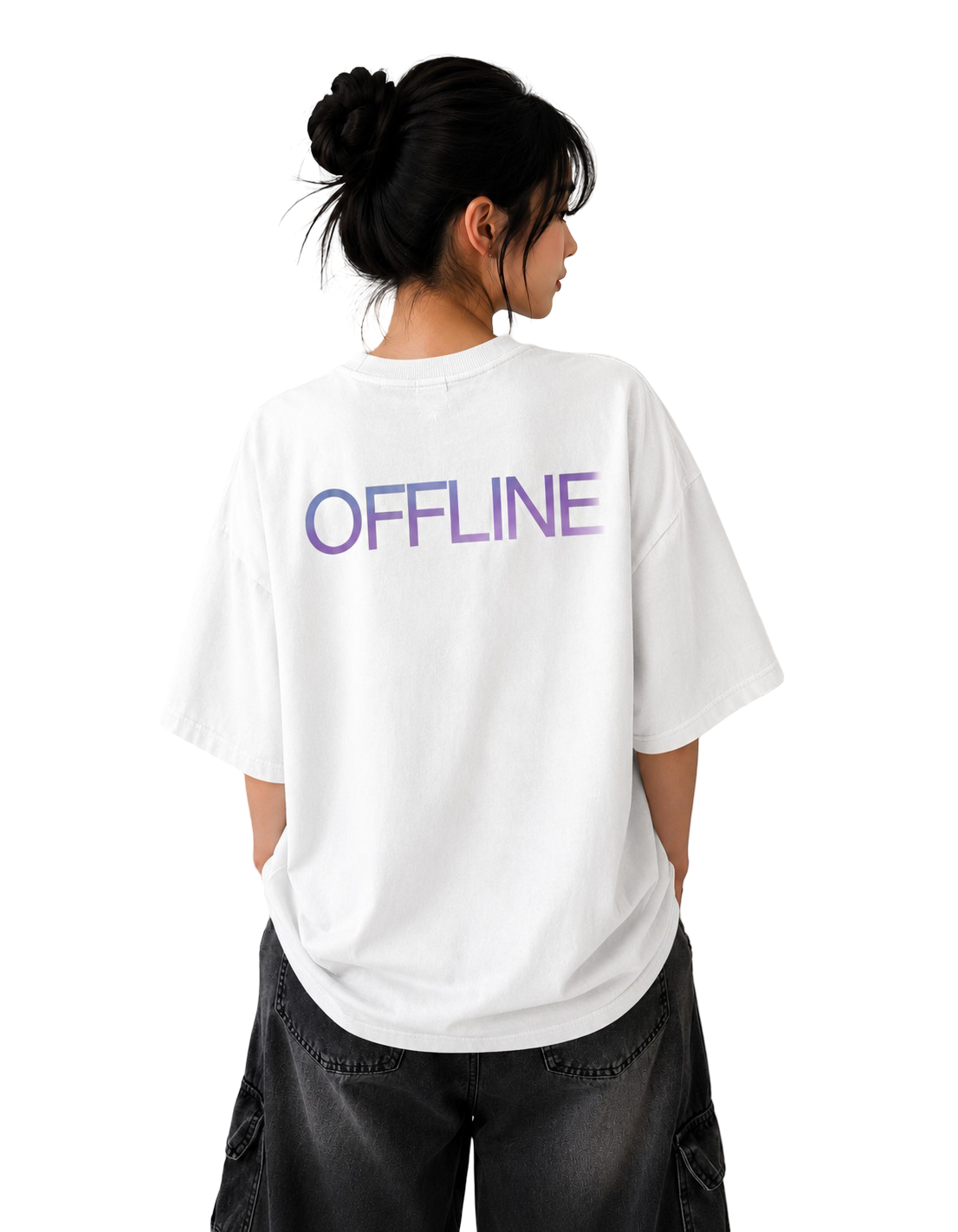 Women's Oversized T-Shirt — Chalk White