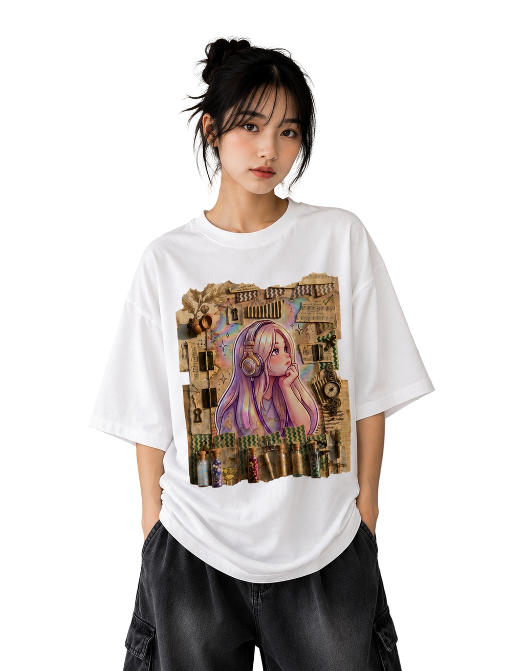 Women's Oversized T-Shirt — Ivory Tone