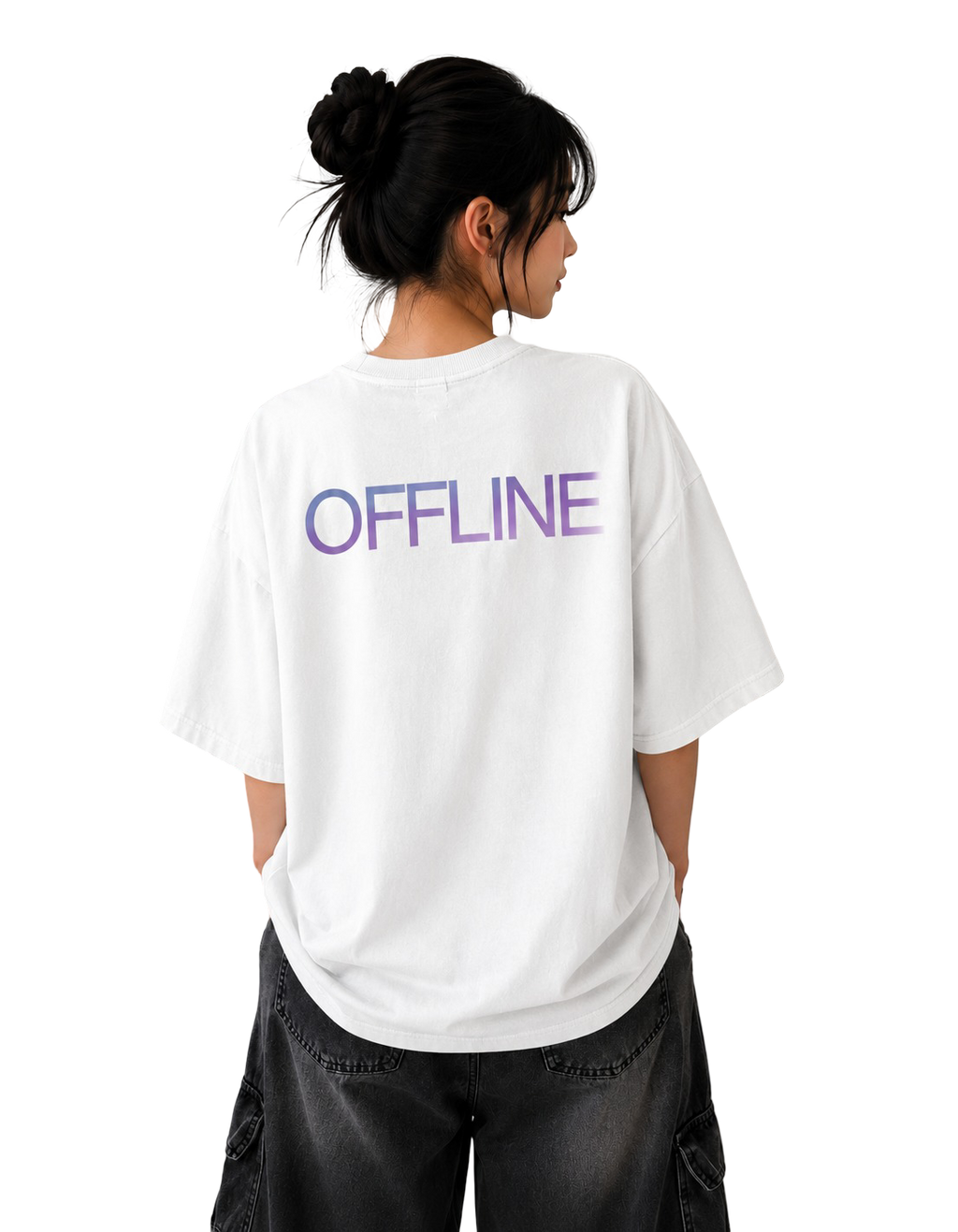 Women's Oversized T-Shirt — Ivory Tone