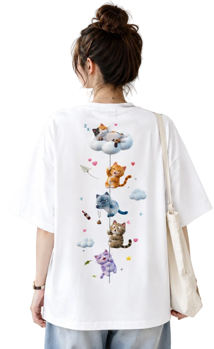 Women's Oversized T-Shirt — Premium Monochrome Fit
