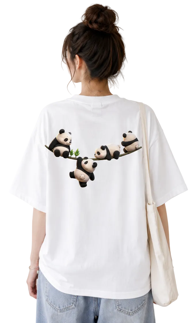 Women's Oversized T-Shirt — Bold Monochrome Style