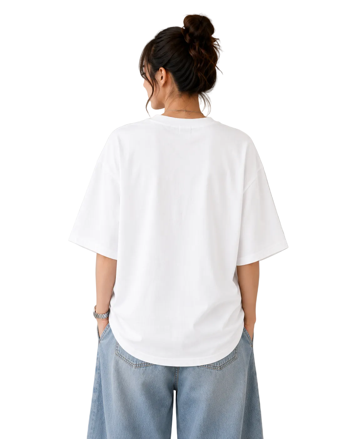 Women's Oversized T-Shirt — Effortless Monochrome