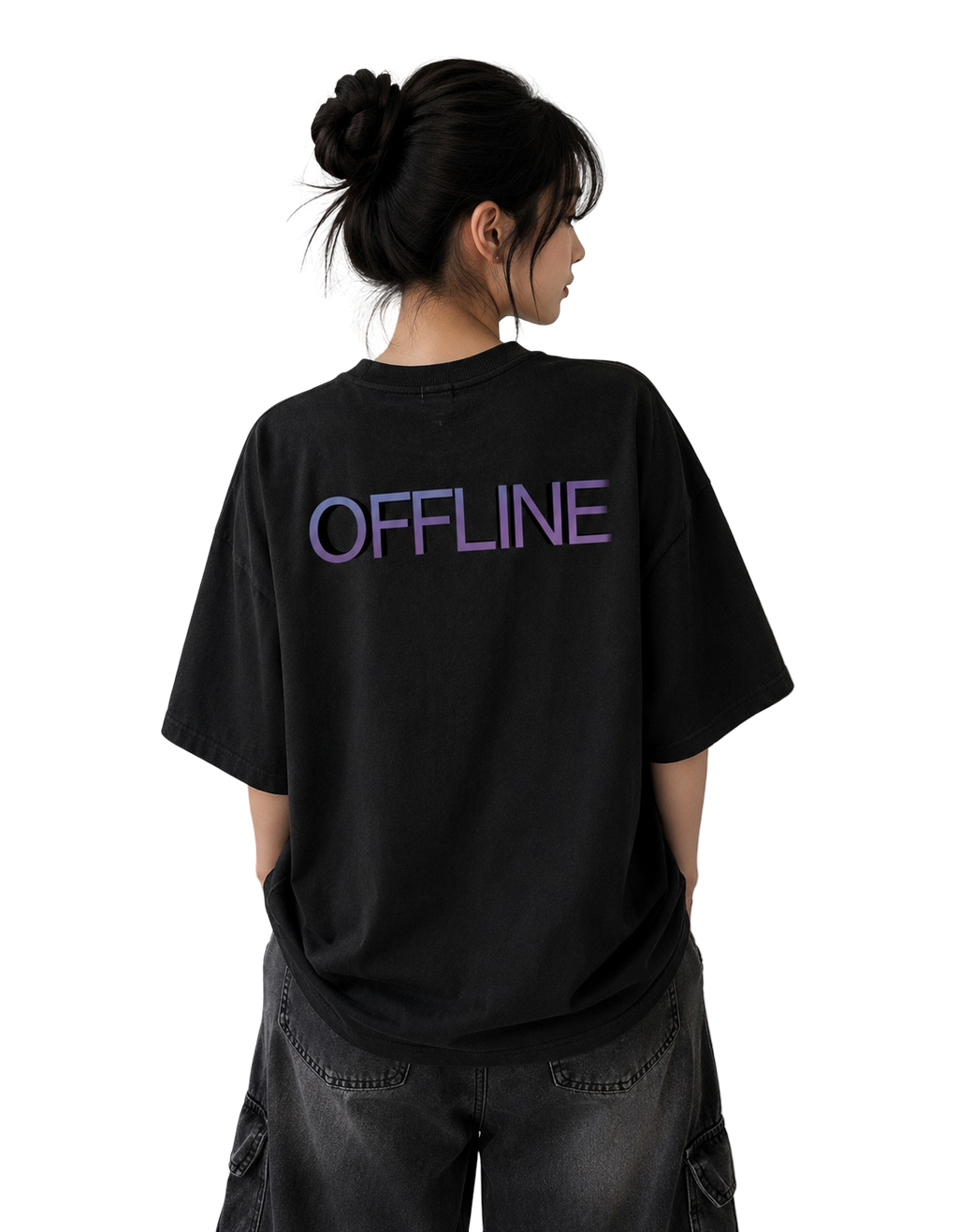Women's Oversized T-Shirt — Ivory Tone