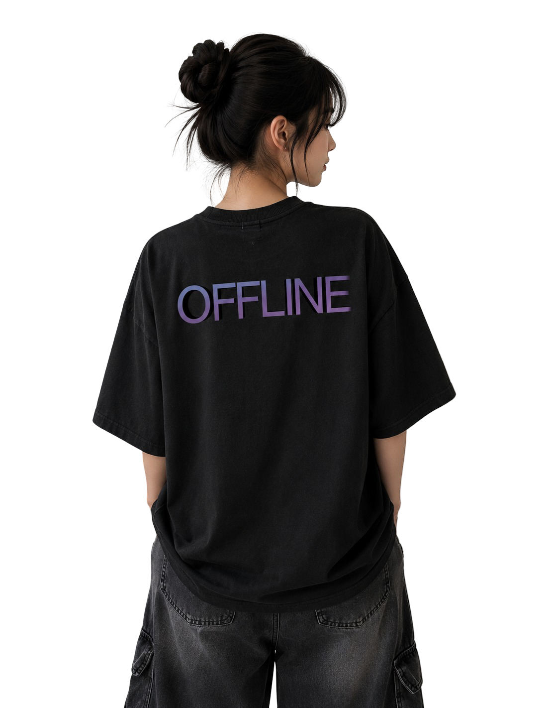 Women's Oversized T-Shirt — Ivory Tone