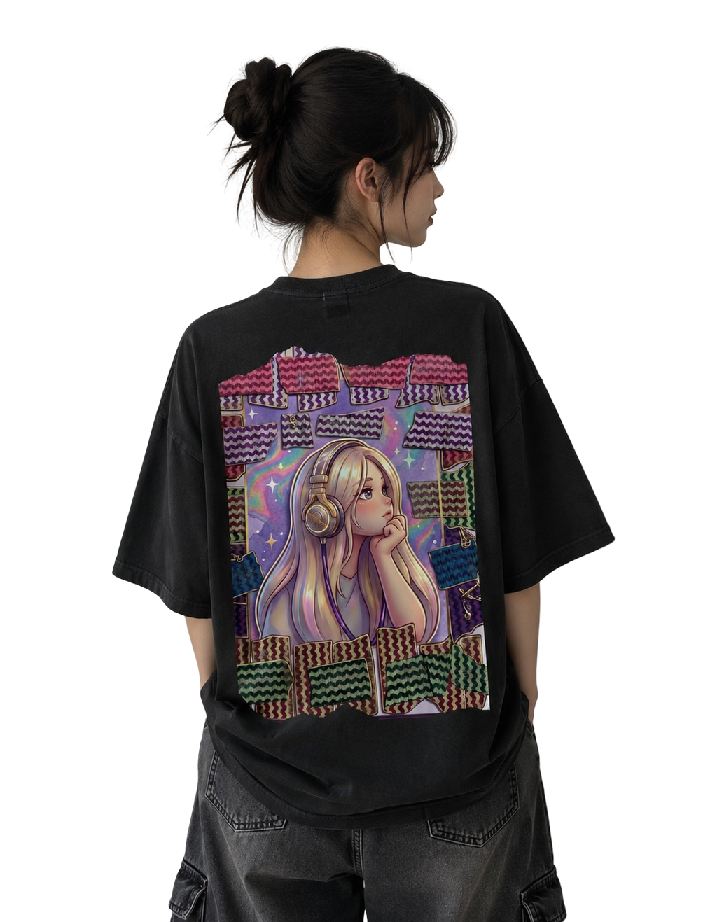 Women's Oversized T-Shirt — Classic Monochrome