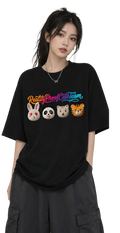Women's Oversized T-Shirt — Shadow Black
