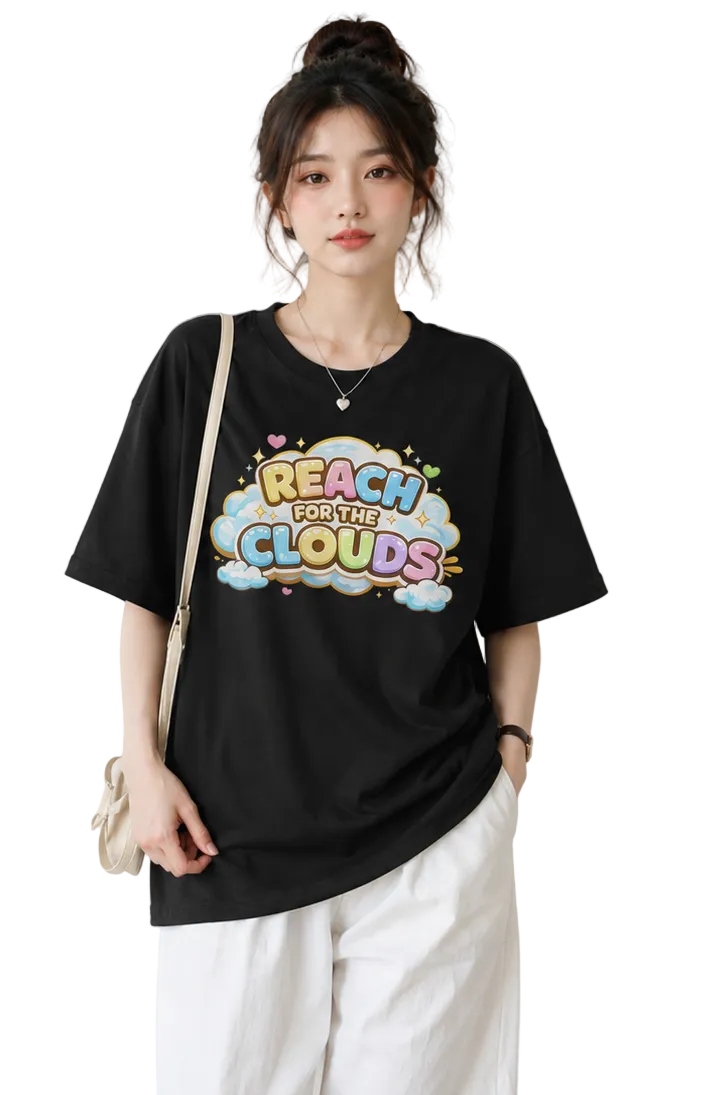 Women's Oversized T-Shirt — Premium Monochrome Fit