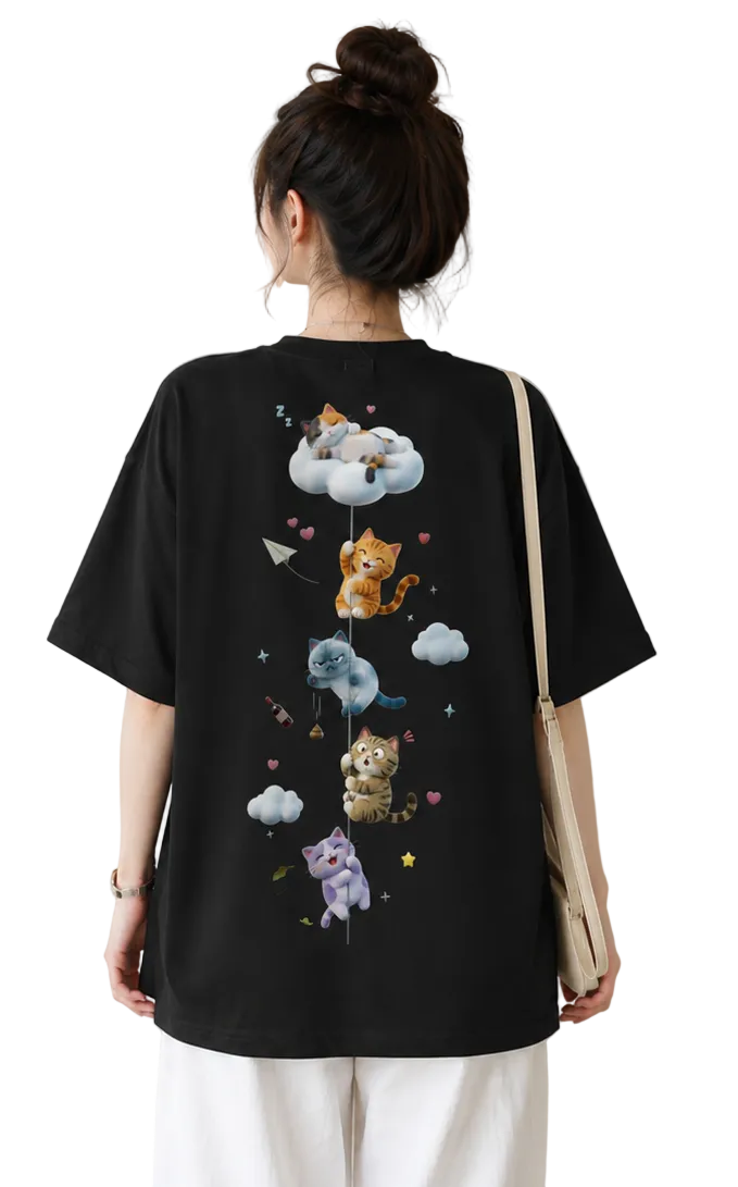 Women's Oversized T-Shirt — Premium Monochrome Fit