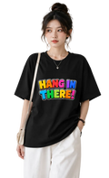 Women's Oversized T-Shirt — Minimal Black & White