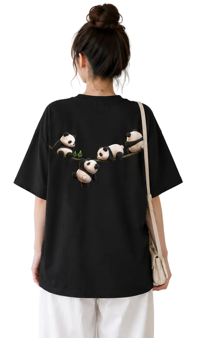 Women's Oversized T-Shirt — Bold Monochrome Style