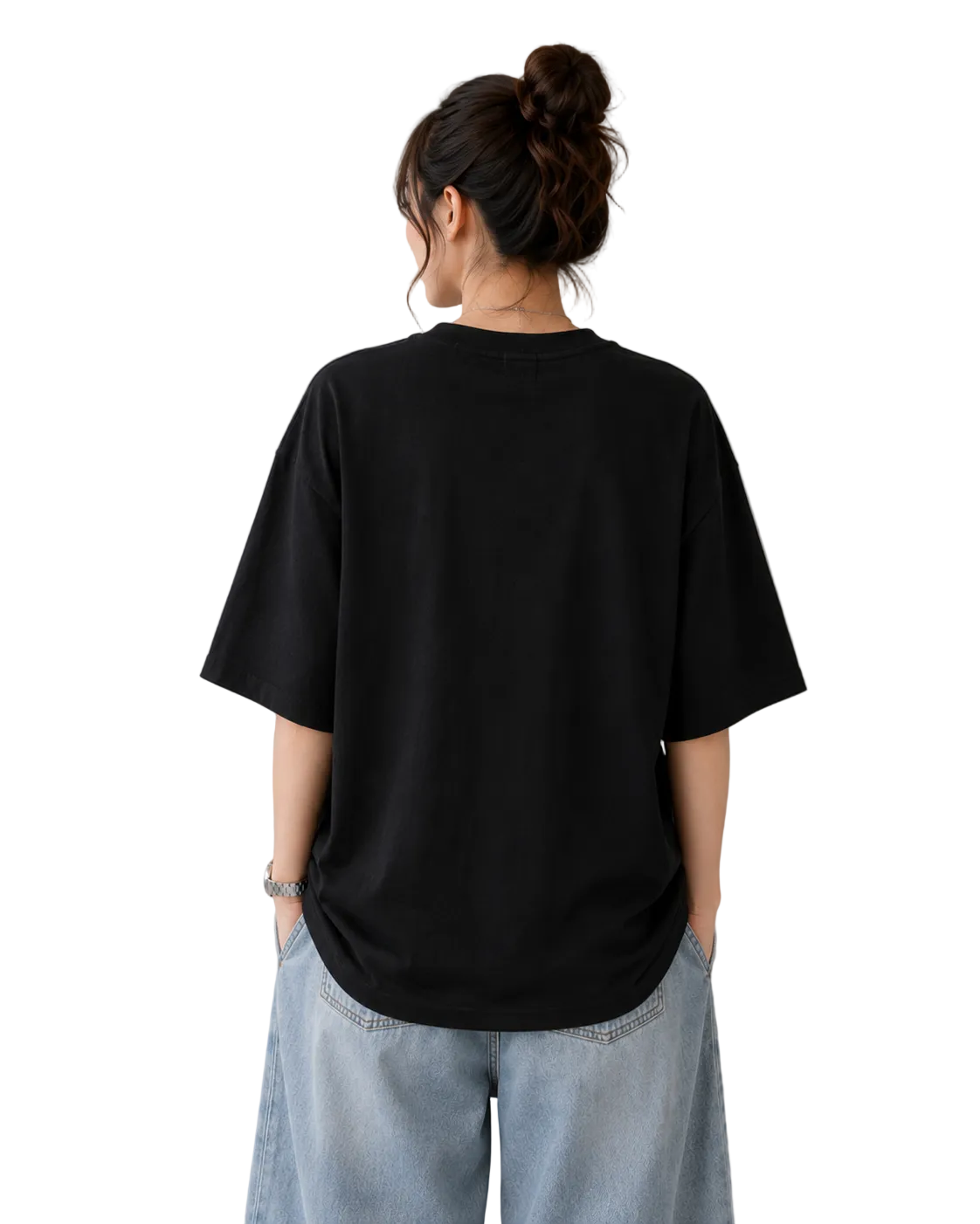 Women's Oversized T-Shirt — Effortless Monochrome