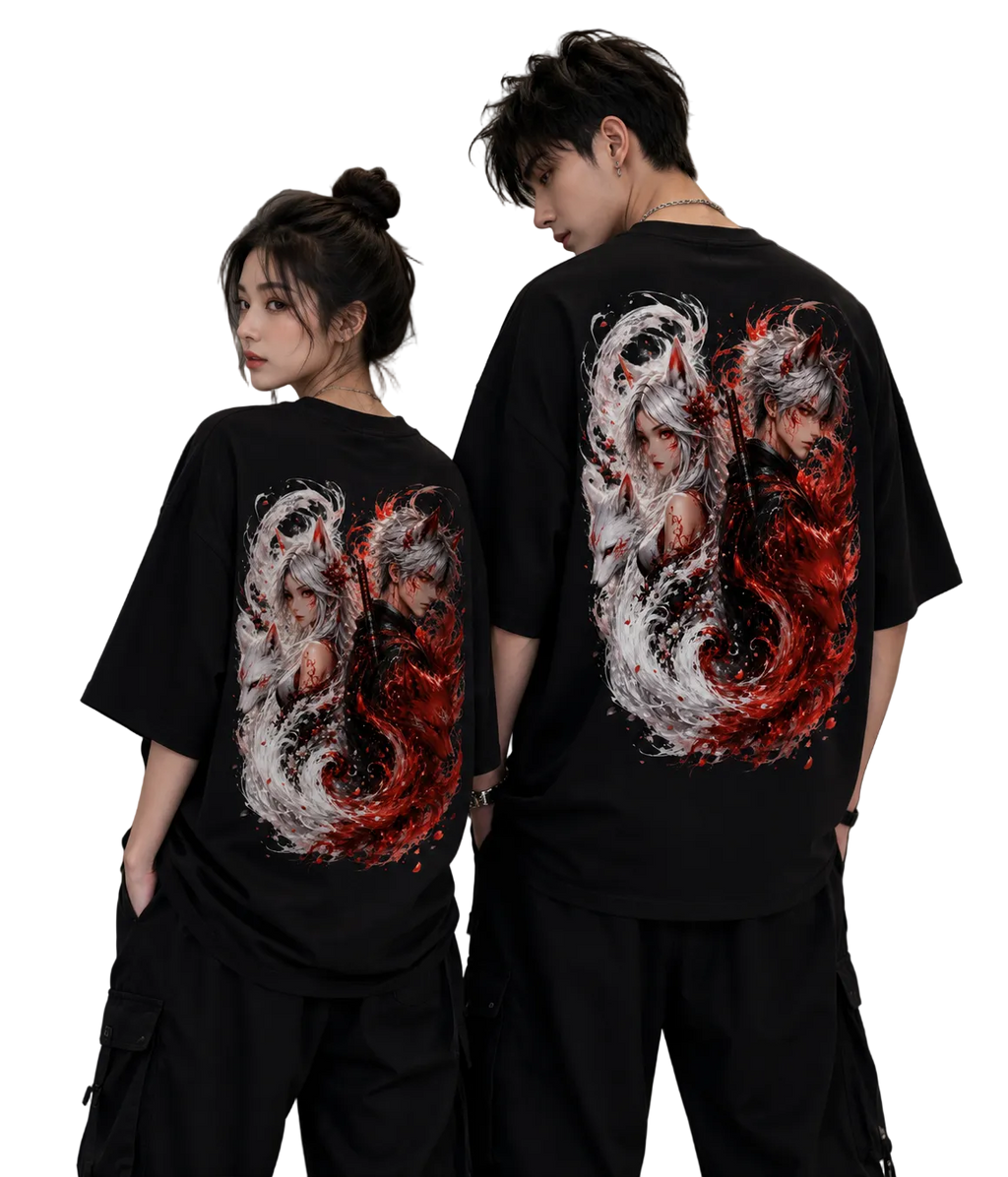 Unisex Oversized T-Shirts Couple