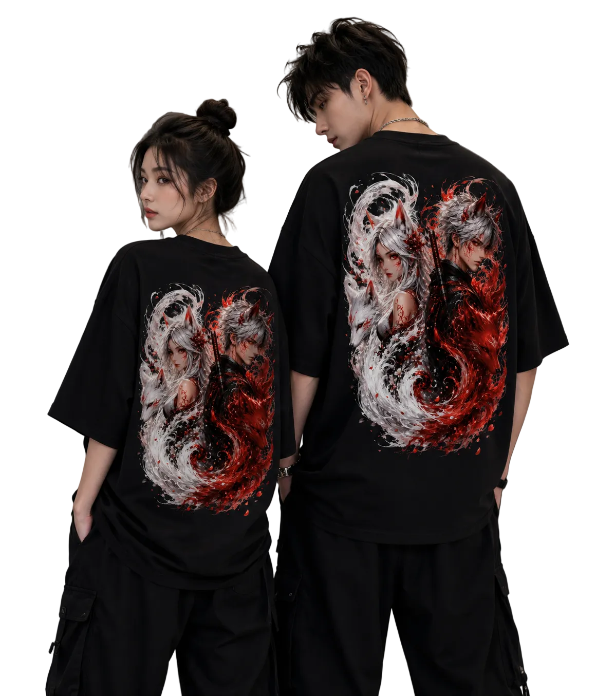 Unisex Oversized T-Shirts Couple