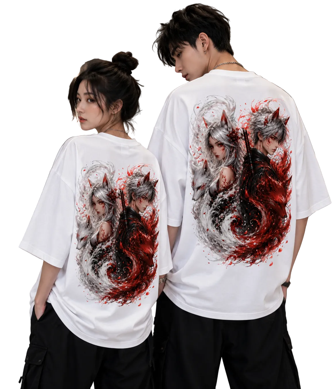 Unisex Oversized T-Shirts Couple